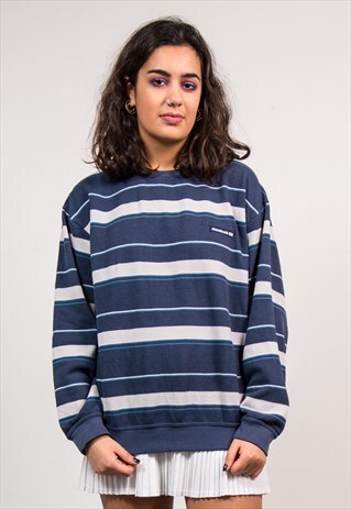 90'S VINTAGE REEBOK CLASSIC STRIPE SWEATSHIRT JUMPER