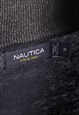 NAUTICA 90'S QUARTER ZIP KNITTED JUMPER / SWEATER MEDIUM NAV