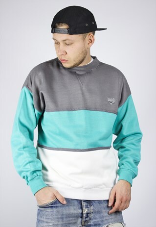 VINTAGE MENS LONSDALE SWEATSHIRT CREW NECK
