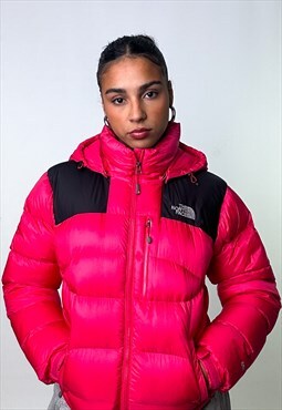 Pink The North Face Summit Series Baltoro 800 Puffer Jacket 