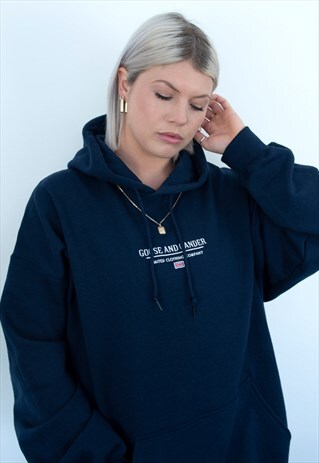 G&G UNISEX NAVY LTD HOOD
