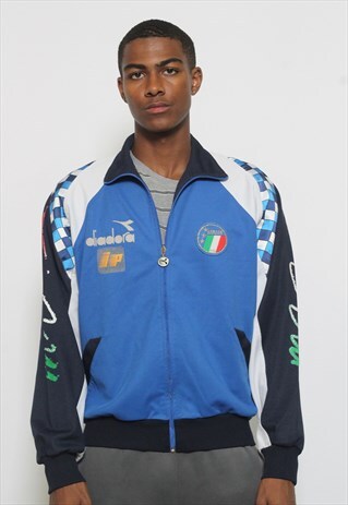 VINTAGE DIADORA ITALIA TRACK JACKET