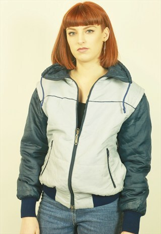 VINTAGE 90S PADDED BOMBER JACKET