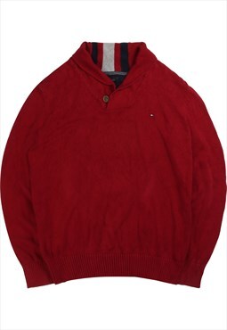 Vintage  Tommy Hilfiger Jumper / Sweater Quarter Button