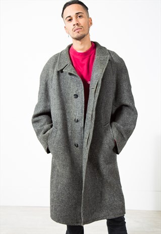 VINTAGE HARRIS TWEED COAT / S2115