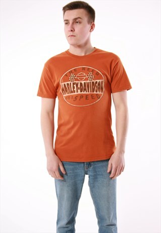 90S VINTAGE HARLEY DAVIDSON COTTON OLDSCHOOL T-SHIRT 13984