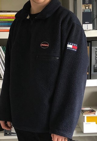 RARE NAVY TOMMY HILFIGER FLEECE