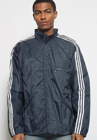 VINTAGE ADIDAS THIN JACKET BLACK