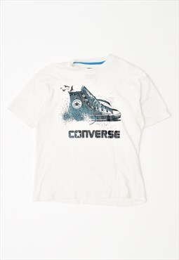 Vintage Converse Converse All Star Shoes T-Shirt Top White
