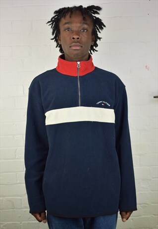 VINTAGE 90'S TOMMY HILFIGER FLEECE SWEATSHIRT
