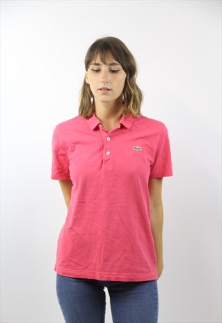 VINTAGE LACOSTE PINK POLO SHIRT