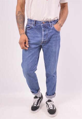 VINTAGE WRANGLER JEANS STRAIGHT BLUE