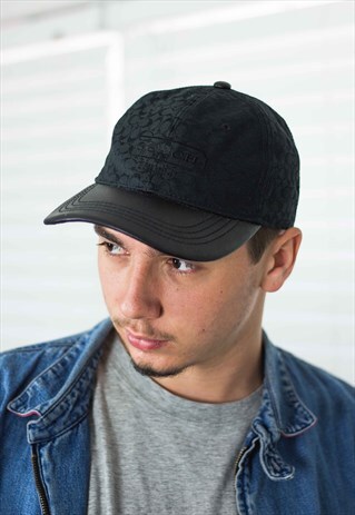 COACH BASEBALL CAP HAT LOGO 90SX 4.1