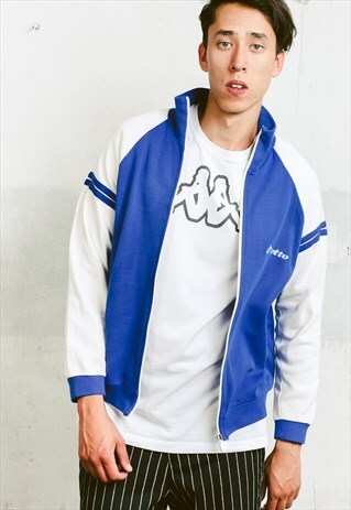 VINTAGE 80S WOOL TRACK JACKET