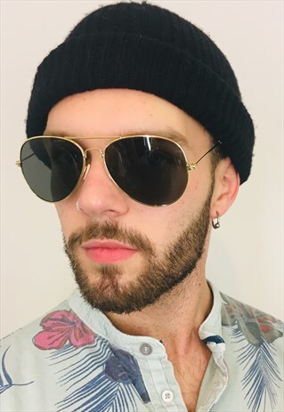 VINTAGE CLASSIC GOLD AVIATOR SUNGLASSES