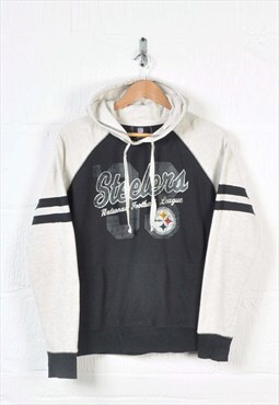 Vintage NFL Pittsburgh Steelers Hoodie Sweatshirt Ladies L