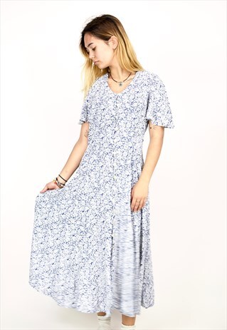 VINTAGE 90'S FLORAL MAXI DRESS