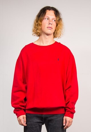 RALPH LAUREN 90'S VINTAGE CLASSIC LOGO SWEATSHIRT