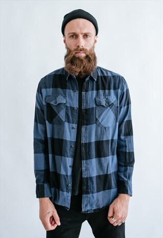 VINTAGE 90S GRUNGE CHECKERED SHIRT