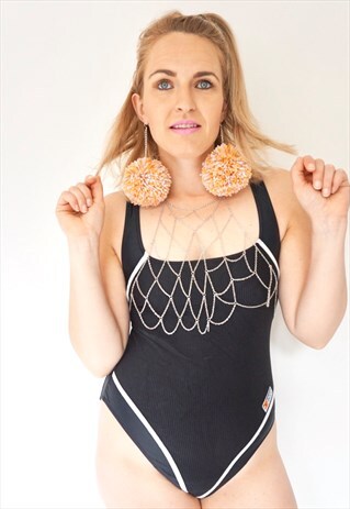 BLACK VINTAGE SWIMSUIT