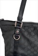GUCCI SHOULDER BAG GG LOGO MONOGRAM BLACK ABBEY VINTAGE