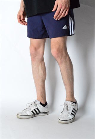 2001 NAVY BLUE ADIDAS SPORTS SHORTS