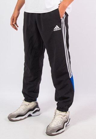 ADIDAS STRIPED JOGGER BOTTOMS TRACKSUIT TROUSERS