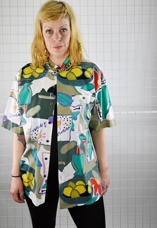 VINTAGE 90S 'AMEN FOR RAINBOWS' BOYFRIEND SHORT SLEEVE