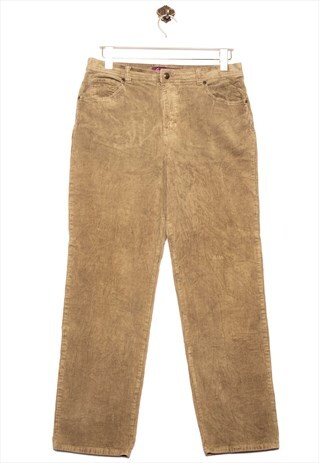 Gloria Vanderbilb Corduroy Pant Regular Fit Green