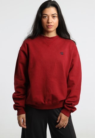 90S CHAMPION EMBROIDERED LOGO SWEATSHIRT