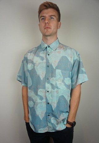 PURE SILK PATTERNED SHIRT