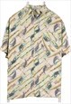 Vintage 90's Ron Chereskin Shirt Hawaiian Pattern Short