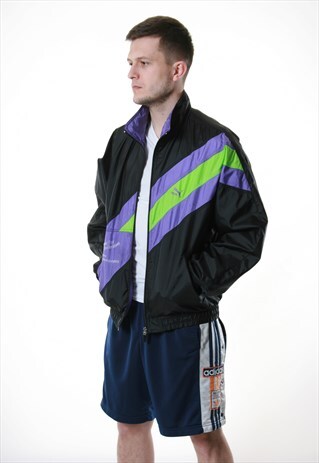 90S VINTAGE PUMA SHELL RARE OLDSCHOOL JACKET 13440