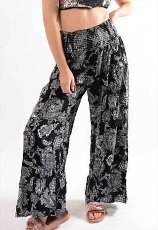 FESTIVAL SUMMER PATTERNED TROUSERS