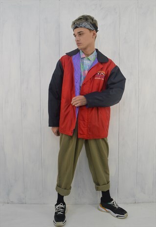 VINTAGE OVERSIZE RAVE PUFFER JACKET