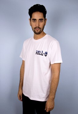 Hand Painted Hell-o Tshirt