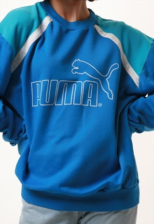 90S VINTAGE VTG PUMA BIG LOGO OVERSIZE SWEATSHIRT 12695