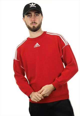 red adidas sweater mens