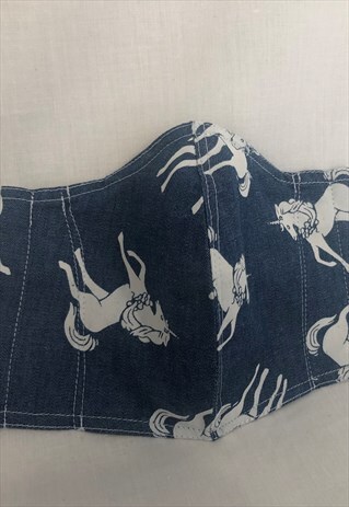UNIQUE CORN LIGHTWEIGHT DENIM FACE COVERING
