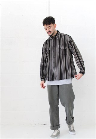 VINTAGE 70'S CORD STRIPE SHIRT