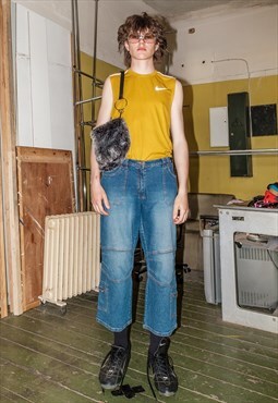 Vintage Y2K shortened street style jeans