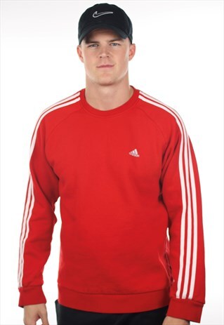 VINTAGE ADIDAS SMALL LOGO SWEATSHIRT JUMPER