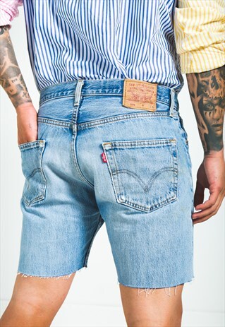 VINTAGE 80S LEVI'S 501 BERMUDA SHORTS / 3841