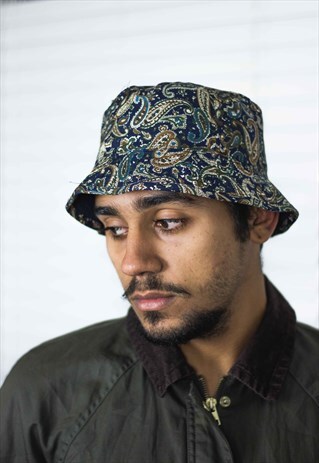 VINTAGE REVERSIBLE BUCKET HAT 90S X 2.2