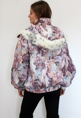 90'S HOODED SKI PUFFER BOMBER