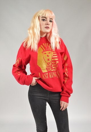 VINTAGE RED THE LAST KINGS SWEATER