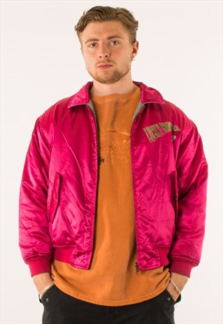 VINTAGE 1993 PURPLE LAS VEGAS CLUB SOUVENIR NYLON JACKET
