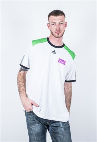 ADIDAS VINTAGE 1990S WHITE SPORTS T-SHIRT