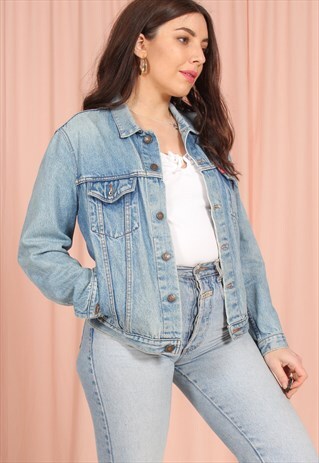 VINTAGE LEVI'S DENIM JACKET IN LIGHT WASH