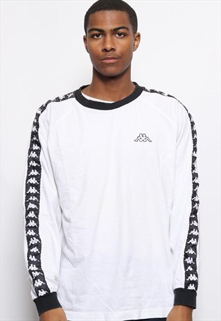 kappa long sleeve white